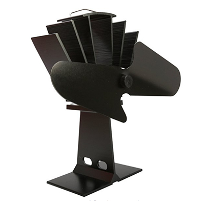 4YourHome Log Burner Fan, Eco Friendly, Black