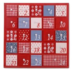 Christmas Pretty Wooden Advent Calendar with Drawers