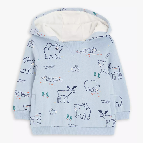 Baby Bears Hooded Sweatshirt, Blue