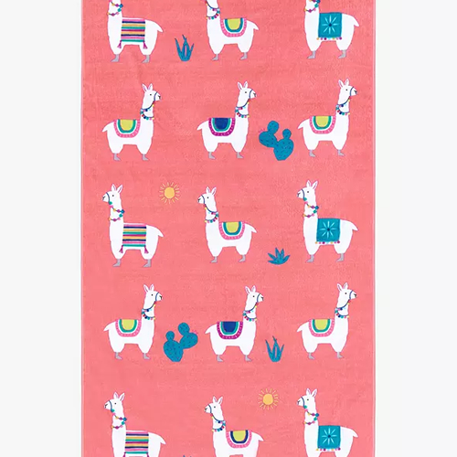 . Llama Beach Towel, Hand Towel, Face Cloth, Guest Towel, Bath Towel, Bath Sheet