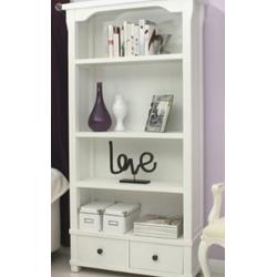 Hampton Large Bookcase with 2 Drawers