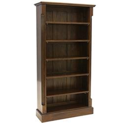 La Roque Mahogany Tall Open Bookcase