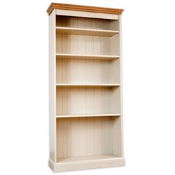 Intone Painted & Oak Tall Wide Bookcase