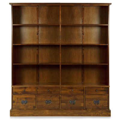 Coach House Brooklyn Oak Library Bookcase