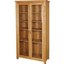 Coach House Brooklyn Oak Glazed Bookcase