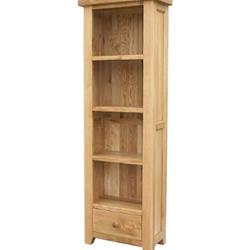 Devon Oak Narrow Bookcase