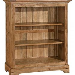 Toulouse Antique Oak Low Bookcase