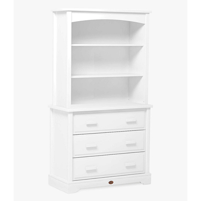 Boori White 3 Drawer Bookcase