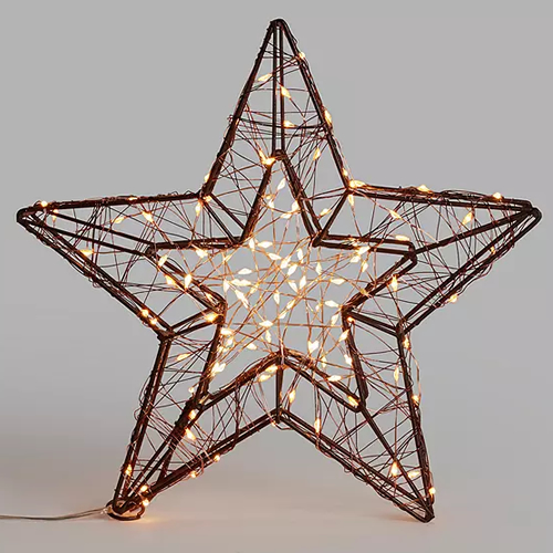 . 120 LED 3D Star Light, Copper