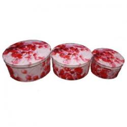 Christmas Cake Tins ~ Winter Berries Cake Biscuit Tins Set of 3