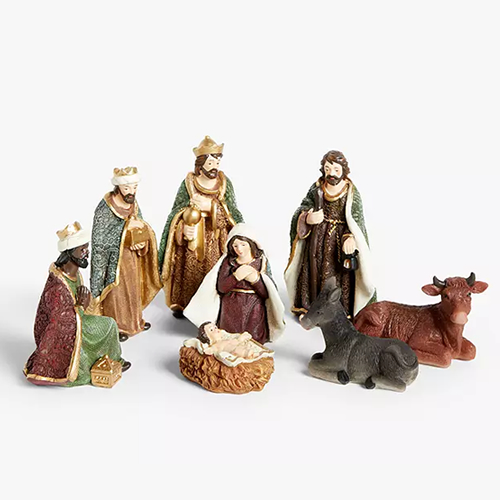 . Luxe City Nativity Characters, Set of 8