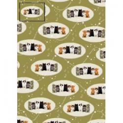 Christmas Luxury Wrapping Paper ~ Kittens