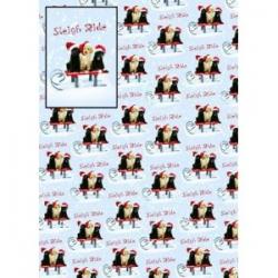 Christmas Luxury Wrapping Paper ~ Labradors on Sleigh Ride
