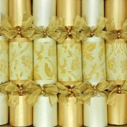 Christmas Crackers ~ Luxury Versailles Gold French Shabby Chic Crackers