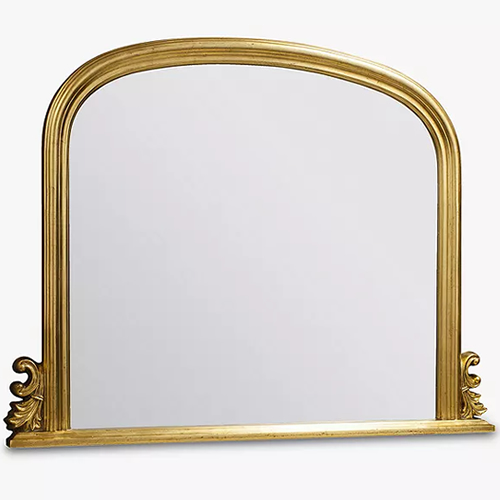 . Thornby Overmantle Wall Mirror, 94 x 118, Gold