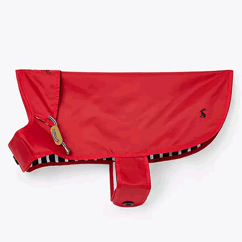 . Joules Red Dog Raincoat, Small