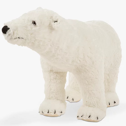 . Melissa & Doug Polar Bear Plush Soft Toy