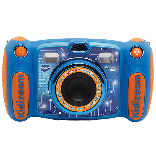 . VTech Kidizoom 5.0 Megapixel Duo Children's Camera with 4GB SD Card, Blue