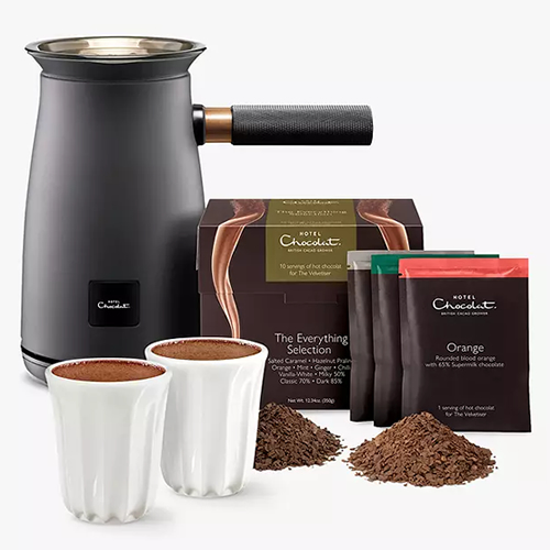 . Hotel Chocolat Velvetiser Hot Chocolate Maker, Grey Charcoal, 84803