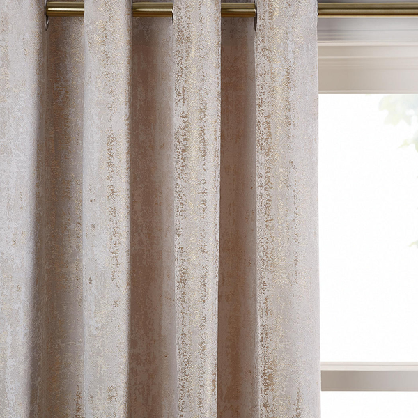 John Lewis & Partners Compton Pair Textured Lined Eyelet Curtains