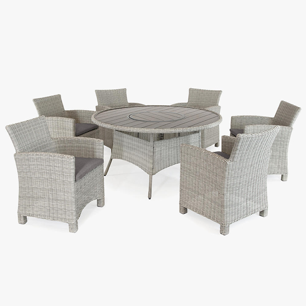 KETTLER Bailey 8-Seater Garden Dining Table & Chairs Set, FSC-Certified