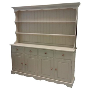 Wye Pine Cottage Style Welsh Dresser Painted