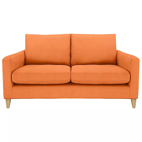 . Bailey Medium 2 Seater Sofa Twill Orange