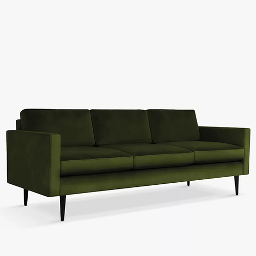 . Swyft Model 01 Large 3 Seater Sofa, Vine Velvet