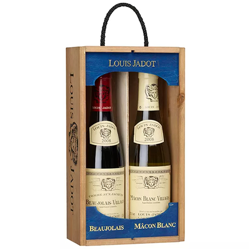 . Maison Louis Jadot Mcon Blanc and Beaujolais Duo Wine Set, 2 x 37.5cl