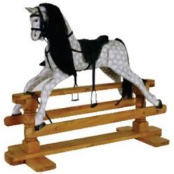 Medium Sized Painted Horse On Stand