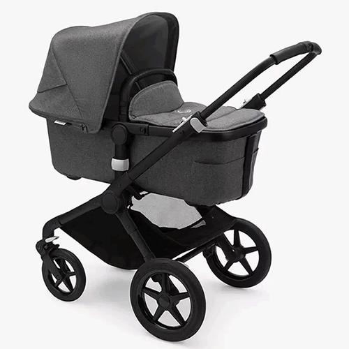 Bugaboo Fox2 Complete Pushchair and Carrycot, Grey Melange