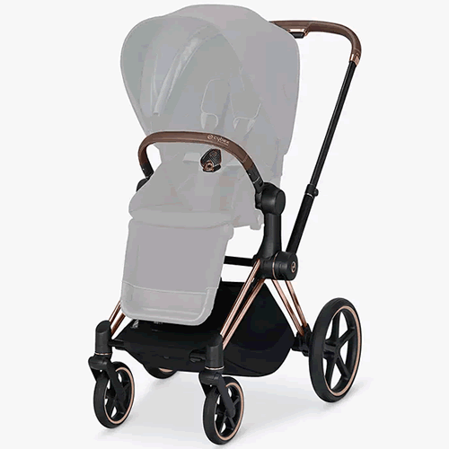 Cybex Priam Pushchair Chassis, Rose Gold