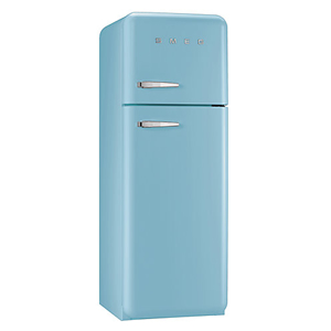 Smeg FAB30RF Fridge Freezer, A++ Energy Rating, 60cm Wide, Right-Hand Hinge, Pastel Blue