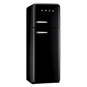 Smeg FAB30RF Fridge Freezer, A++ Energy Rating, 60cm Wide, Right-Hand Hinge, Black