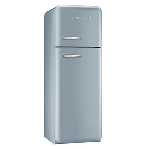 Smeg FAB30RF Fridge Freezer, A++ Energy Rating, 60cm Wide, Right-Hand Hinge, Silver