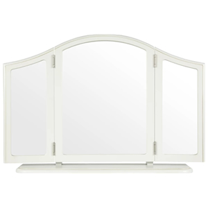 Clifton Dove Grey Triple Mirror ~ Dressing Table Mirror Hinged H56cm W80cm D17cm