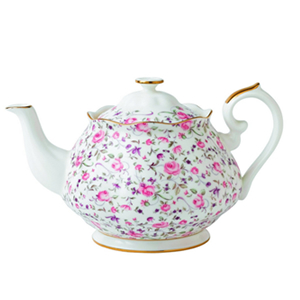 Royal Albert Rose Confetti Vintage Teapot