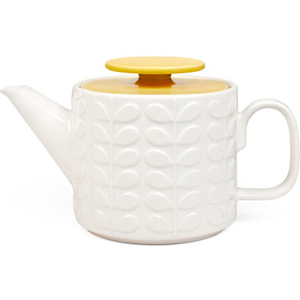 Orla Kiely Raised Stem Teapot - Yellow