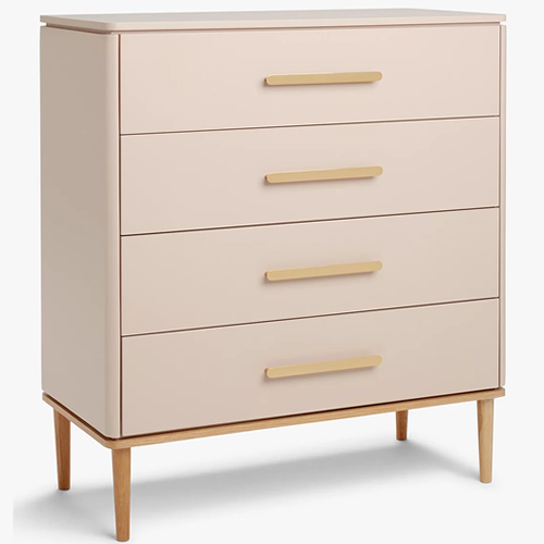 . Show Wood 4 Drawer Chest, Nougat