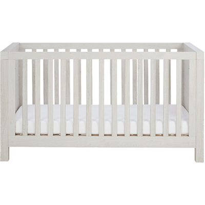 Silver Cross Cotbed, Convert to a Toddler Bed in White Washed Oak