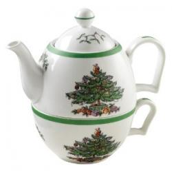 Christmas Spode, Teapot Tea for One