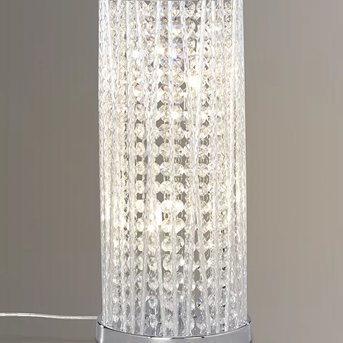 Emilia Large Table Lamp, Clear