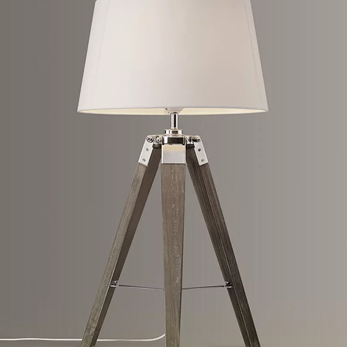 Jacques Tripod Table Lamp, Grey