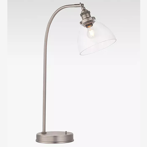 Bay Lighting Carter Desk Lamp, Matt Nickel