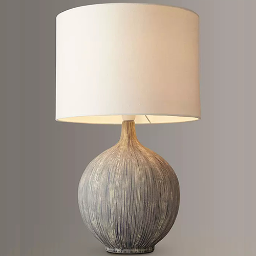 Ebony Table Lamp, Slate