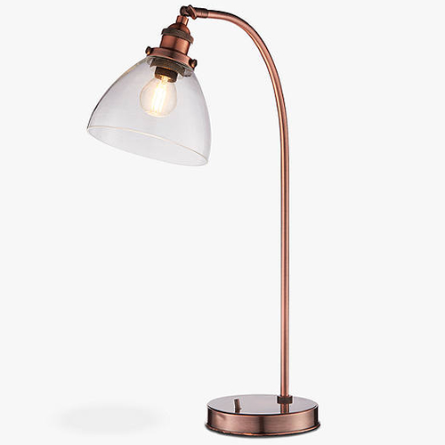 Bay Lighting Carter Desk Lamp, Aged Copper