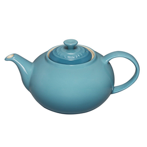 Le Creuset 1.3 Litre Stoneware Classic Teapot, Coastal Blue