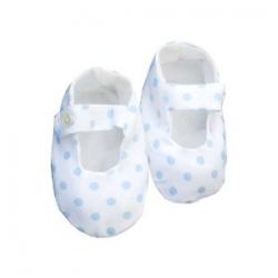 Blue Spotty Shoes By Goodie Two Shoes