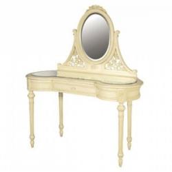 Coach House Valbonne  French Cream Painted Glazed Dressing Table