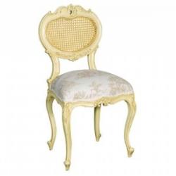 Coach House Valbonne  French Cream Painted Distressed Chair